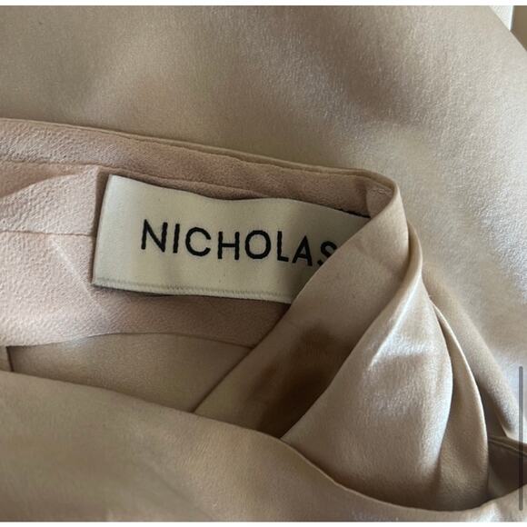 Nicholas Silk Halter Midi Dress NWT - Picture 5 of 9